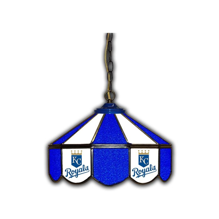 Kansas City Royals 14 inch Stained Glass Pub Light - Image 2