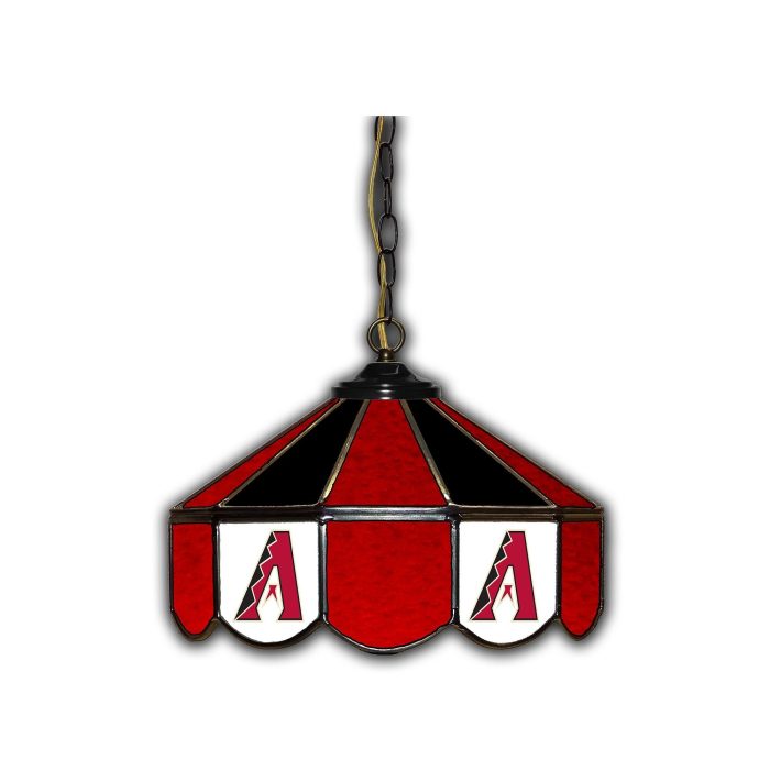 Arizona Diamondbacks 14 inch Stained Glass Pub Light - Image 2