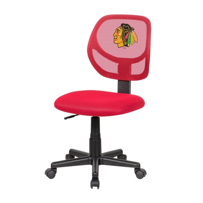 Chicago Blackhawks Red Task Chair - Image 3