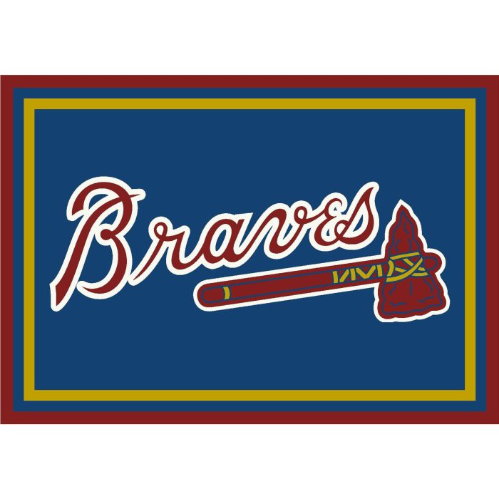 Atlanta Braves Spirit Rug - Multiple Sizes - Image 2