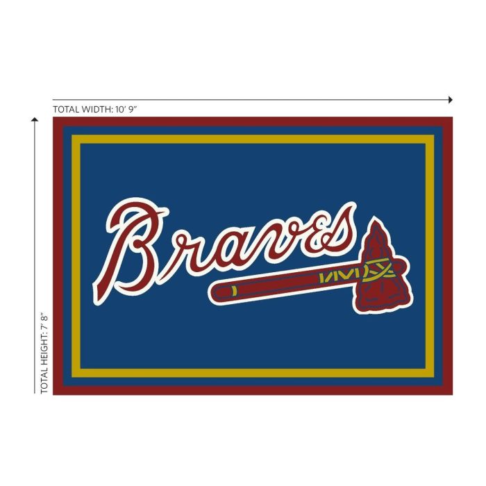 Atlanta Braves Spirit Rug - Multiple Sizes - Image 3
