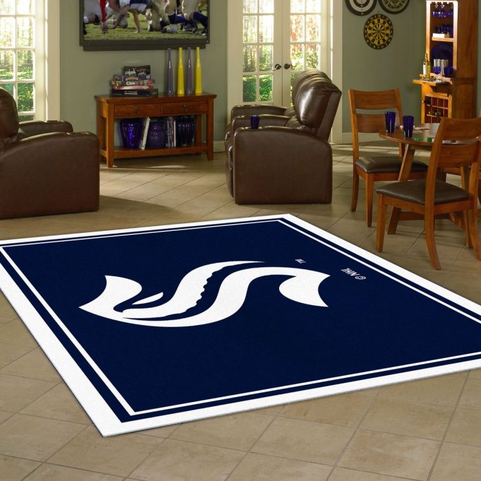 Seattle Kraken Spirit Rug Multiple Sizes - Image 2
