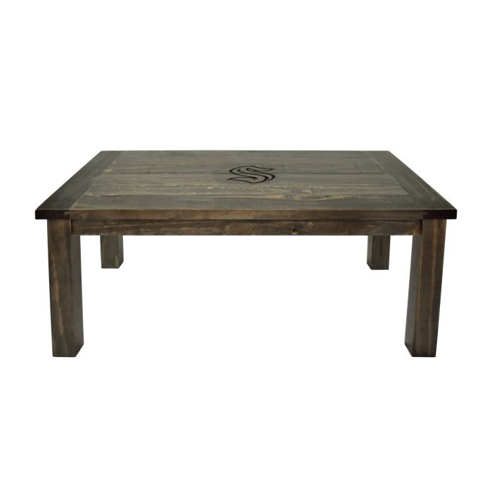 Seattle Kraken Reclaimed Coffee Table - Image 3