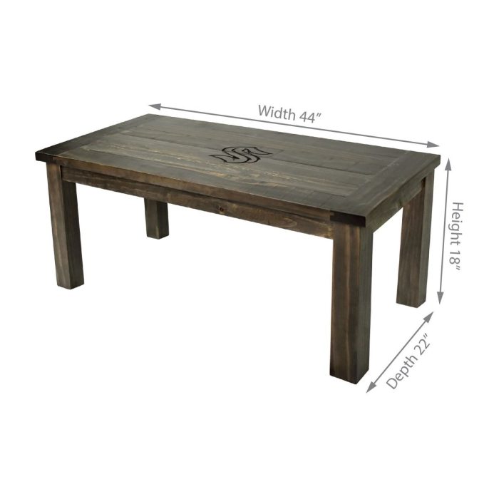 Seattle Kraken Reclaimed Coffee Table - Image 4