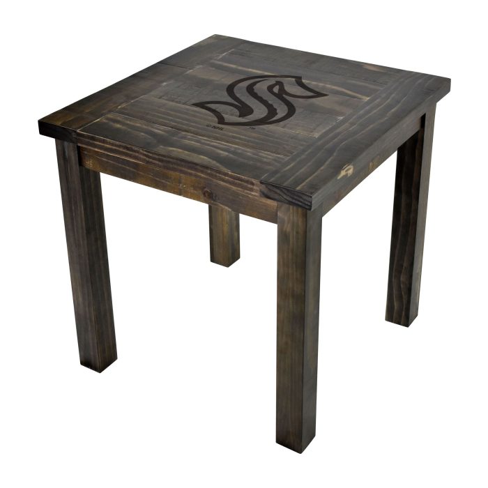 Seattle Kraken Reclaimed Side Table - Image 2