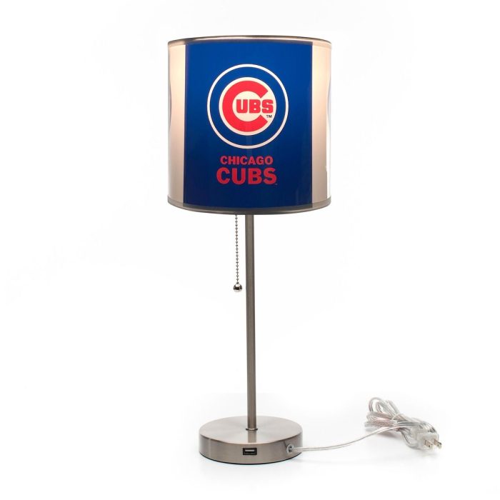 Chicago Cubs Chrome Lamp - Image 2