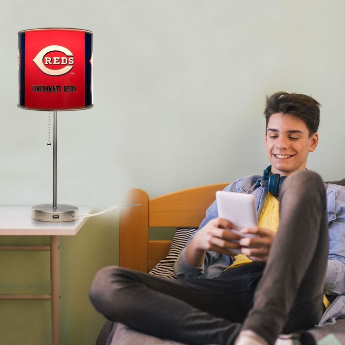 Cincinnati Reds Chrome Lamp - Image 6