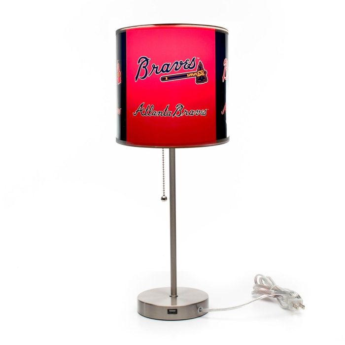 Atlanta Braves Chrome Lamp - Image 4