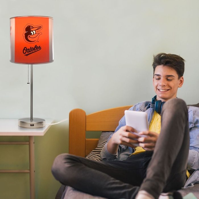 Baltimore Orioles Chrome Lamp - Image 6