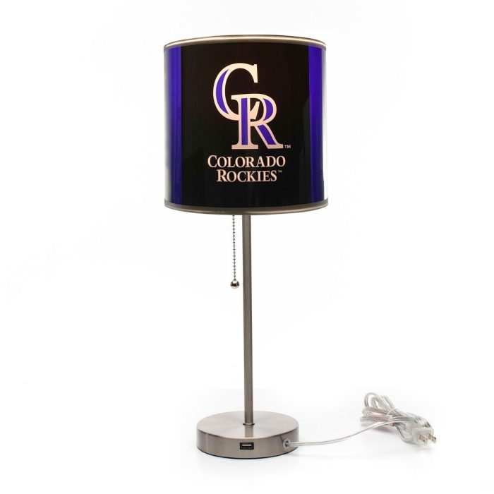 Colorado Rockies Chrome Lamp - Image 4