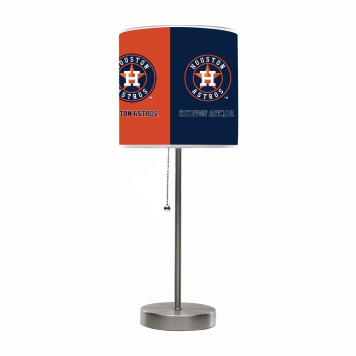 Houston Astros Chrome Lamp - Image 2