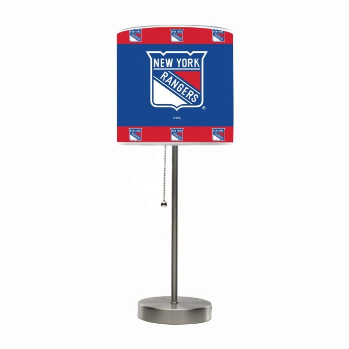 New York Rangers Chrome Lamp - Image 2
