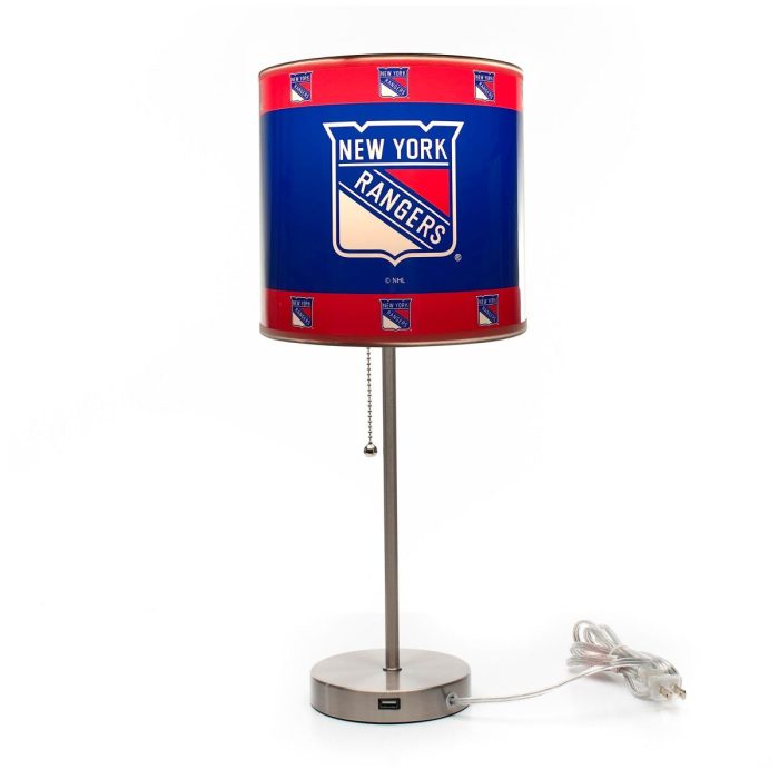 New York Rangers Chrome Lamp - Image 4
