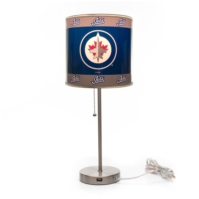 Winnipeg Jets Chrome Lamp - Image 4