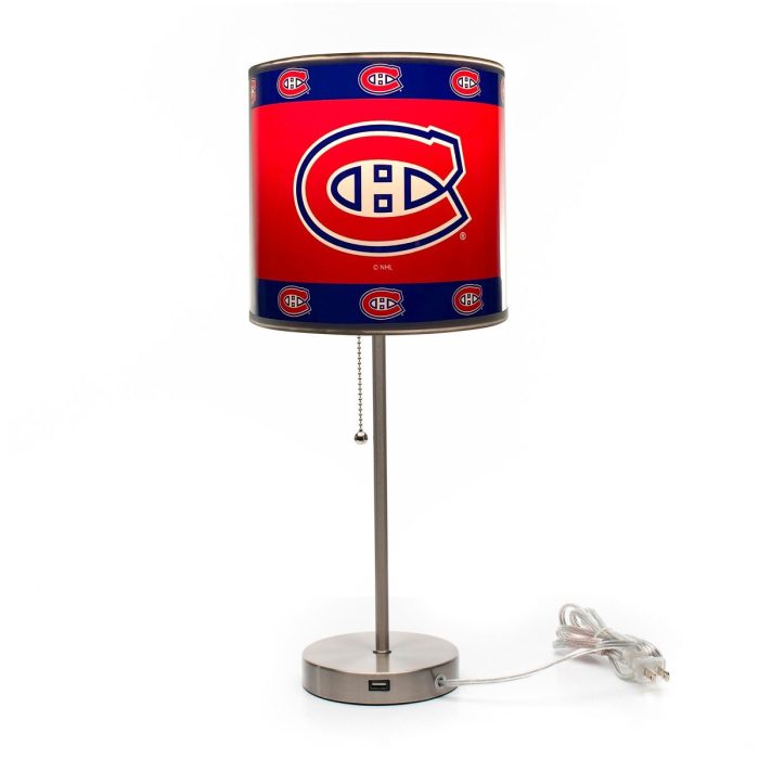 Montreal Canadiens Chrome Lamp - Image 4