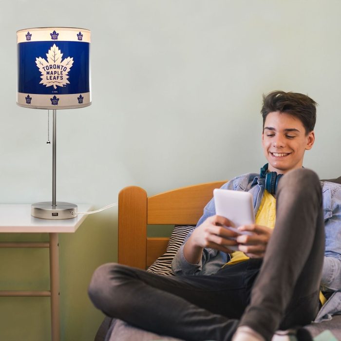 Toronto Maple Leafs Chrome Lamp - Image 5