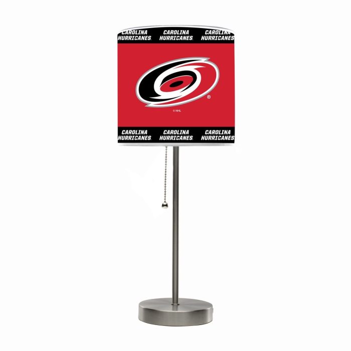 Carolina Hurricanes Chrome Lamp - Image 2