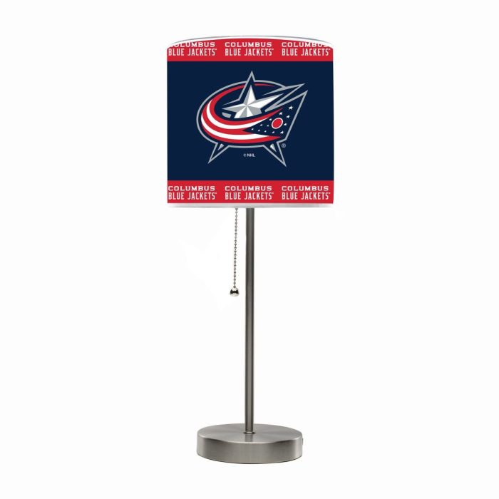 Columbus Blue Jackets Chrome Lamp - Image 2