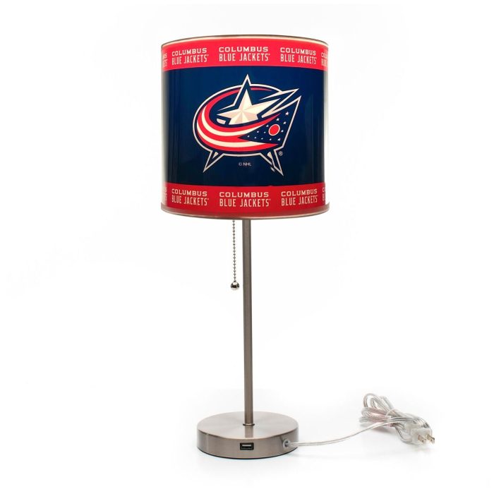 Columbus Blue Jackets Chrome Lamp - Image 4