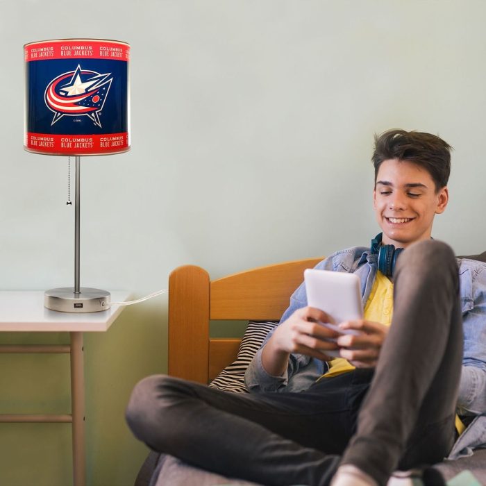 Columbus Blue Jackets Chrome Lamp - Image 6