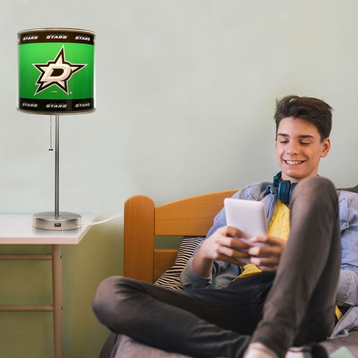 Dallas Stars Chrome Lamp - Image 6