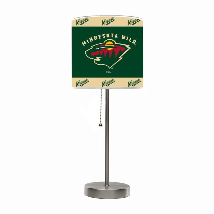Minnesota Wild Chrome Lamp - Image 2