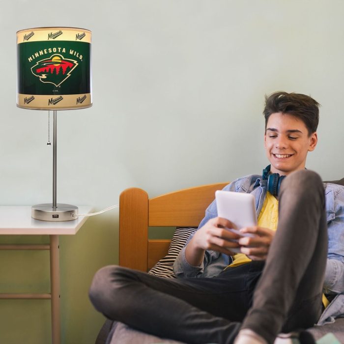 Minnesota Wild Chrome Lamp - Image 6
