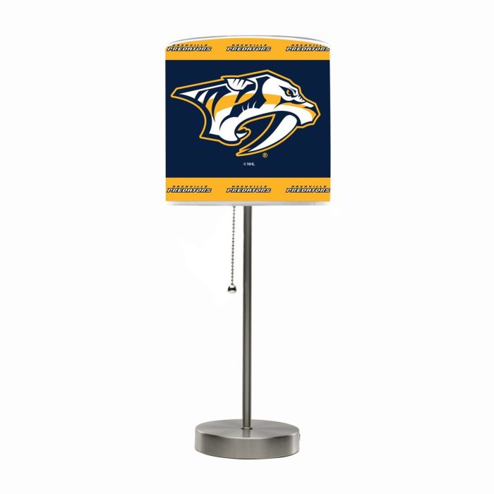 Nashville Predators Chrome Lamp - Image 2