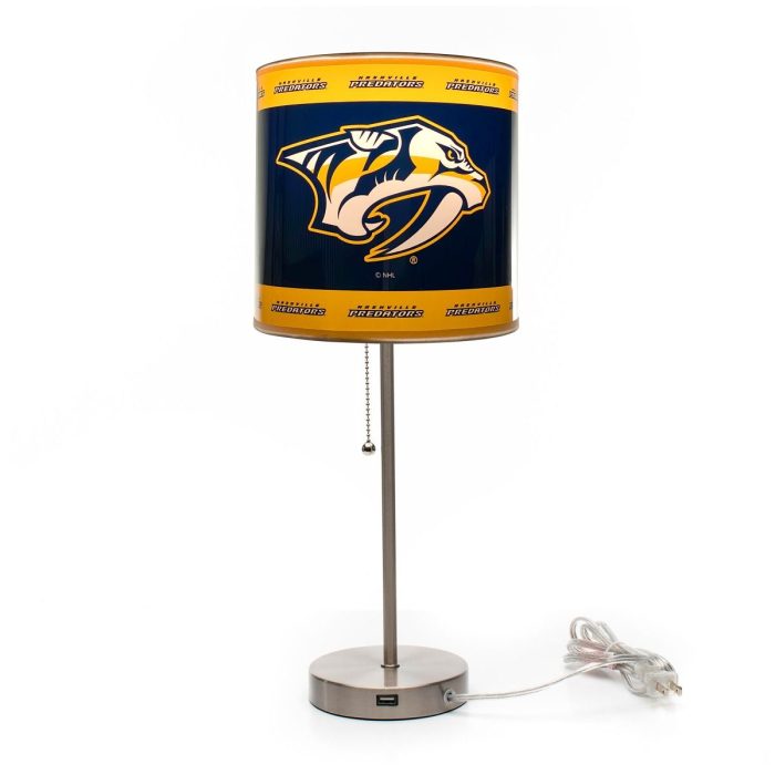 Nashville Predators Chrome Lamp - Image 4
