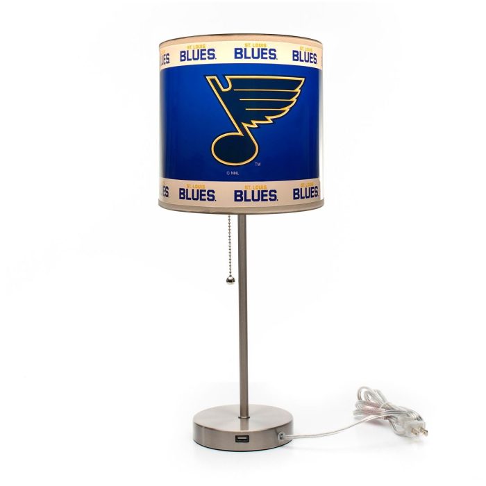 St. Louis Blues Chrome Lamp - Image 3