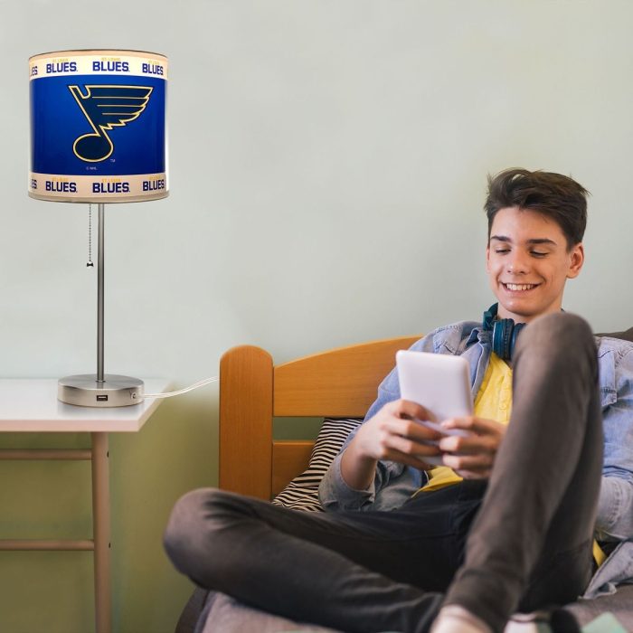 St. Louis Blues Chrome Lamp - Image 5
