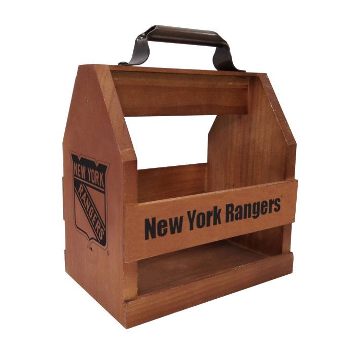 New York Rangers Wood BBQ Caddy - Image 2