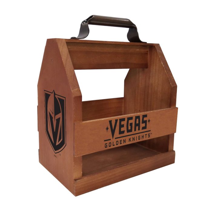Vegas Golden Knights Wood BBQ Caddy - Image 2