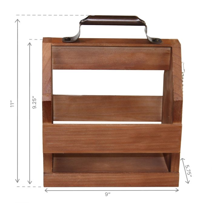 Vegas Golden Knights Wood BBQ Caddy - Image 4