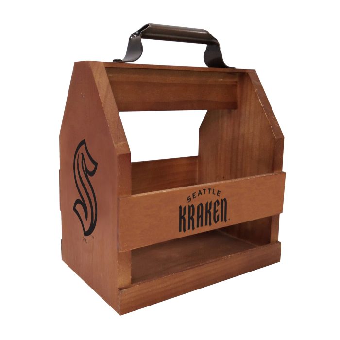 Seattle Kraken Wood BBQ Caddy - Image 2