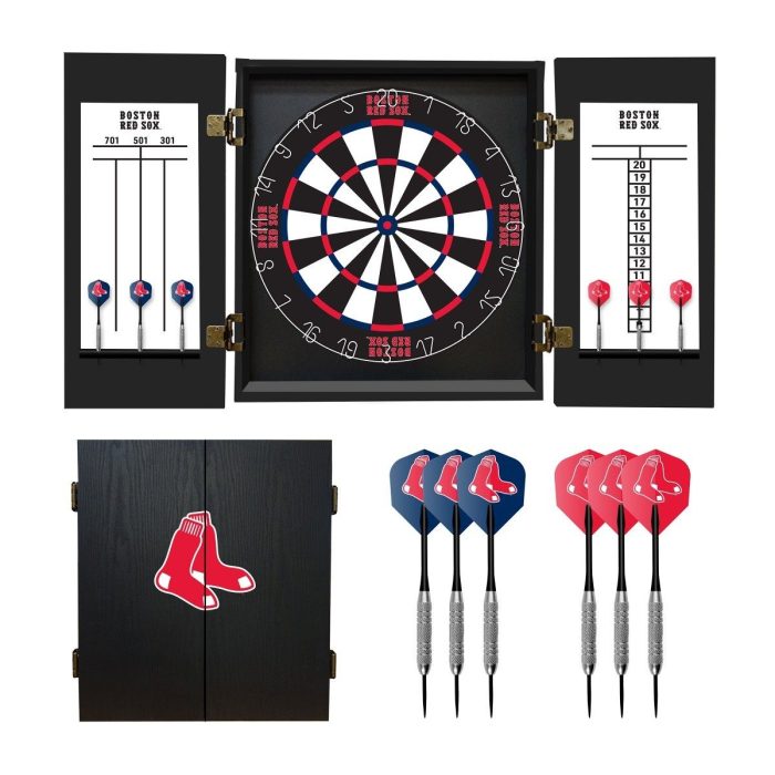 Boston Red Sox Fans Choice Dart Cabinet Set - Image 2