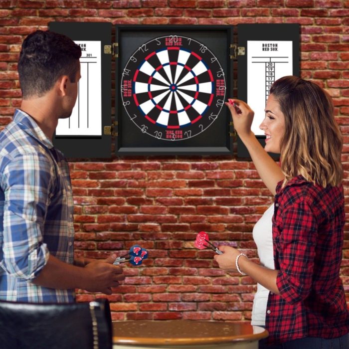 Boston Red Sox Fans Choice Dart Cabinet Set - Image 9