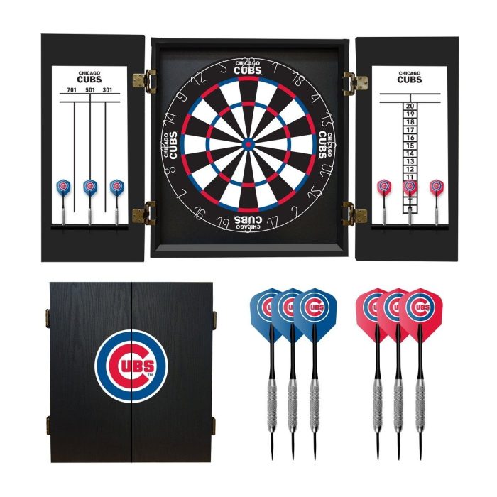 Chicago Cubs Fans Choice Dart Cabinet Set - Image 2