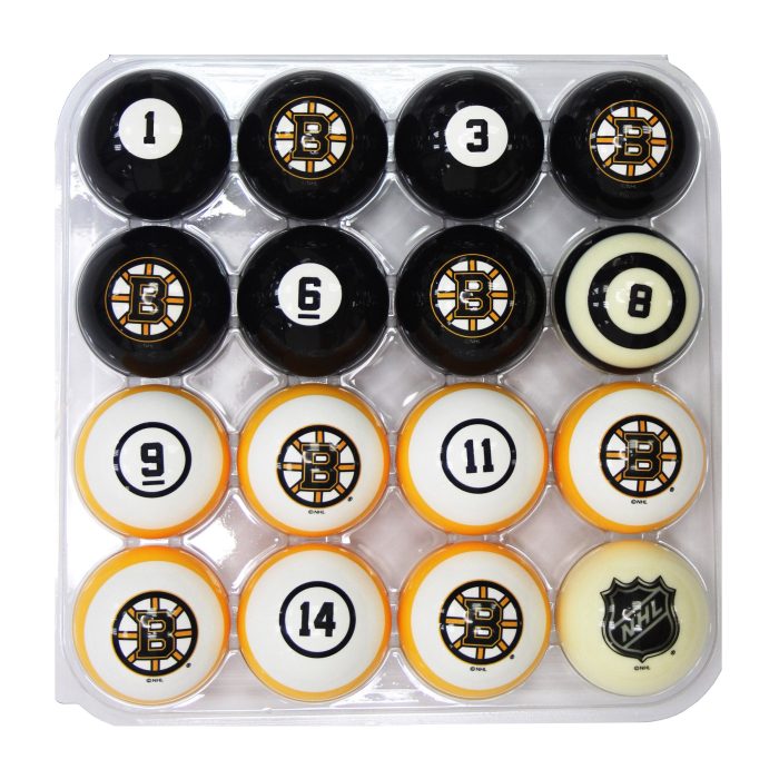 Boston Bruins Billiard Balls With Numbers - Image 2
