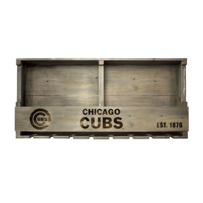 Chicago Cubs Reclaimed Wood Bar Shelf - Image 2