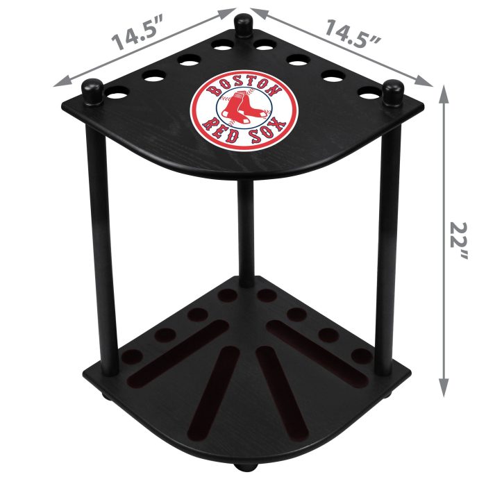 Boston Red Sox Corner Cue Rack - Image 4