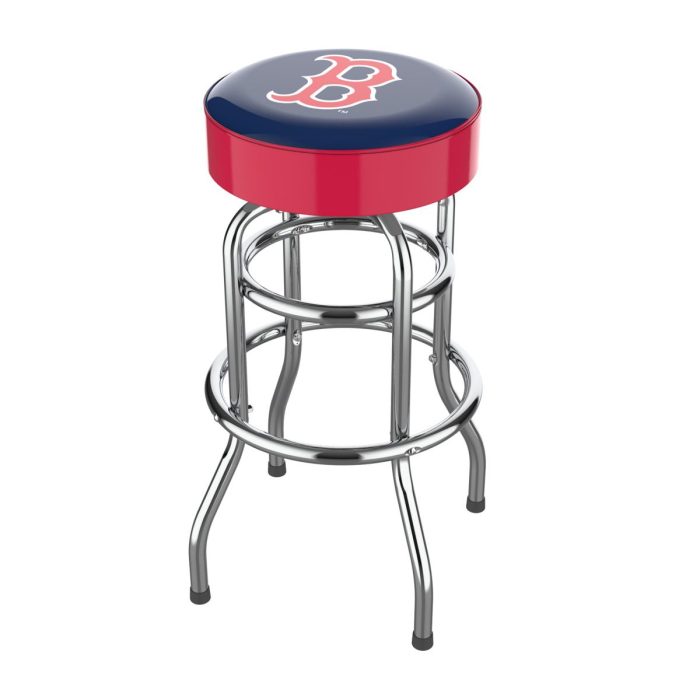 Boston Red Sox Chrome Bar Stool - Image 2