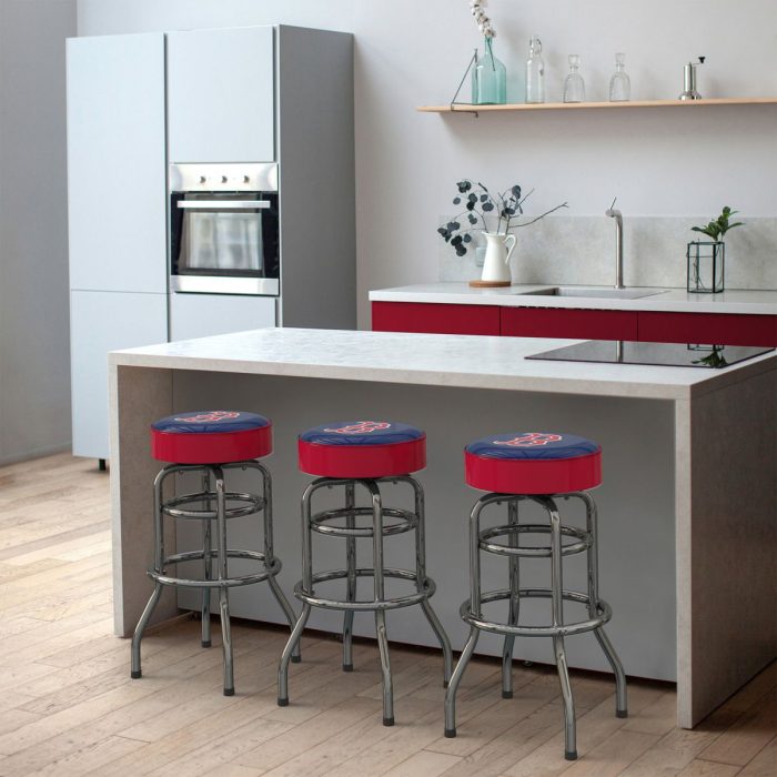 Boston Red Sox Chrome Bar Stool - Image 7