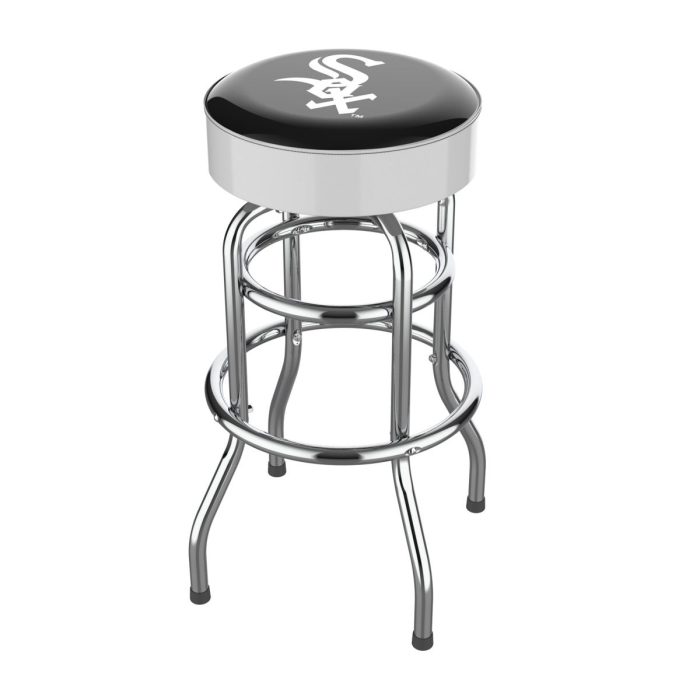 Chicago White Sox Chrome Bar Stool - Image 2