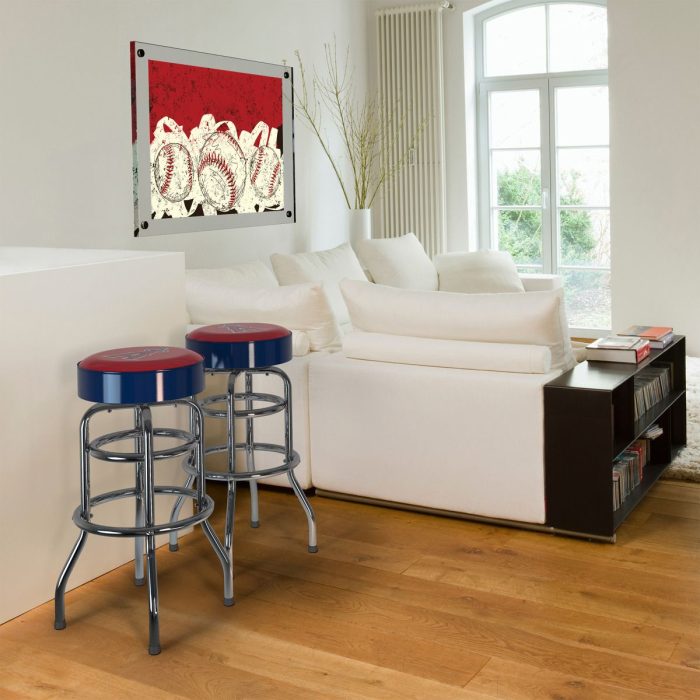 Los Angeles Angels Chrome Bar Stool - Image 6