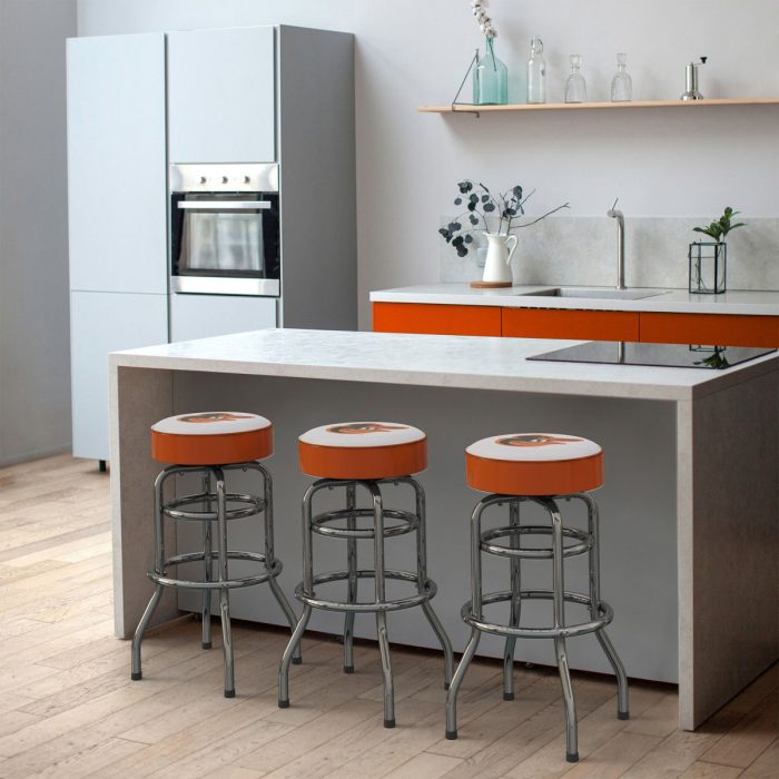 Baltimore Orioles Chrome Bar Stool - Image 7