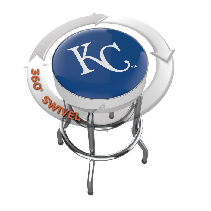Kansas City Royals Chrome Bar Stool - Image 3