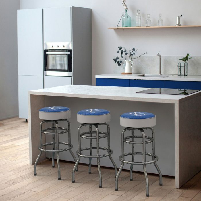 Kansas City Royals Chrome Bar Stool - Image 7