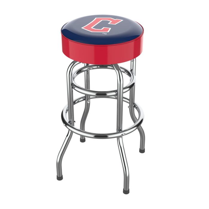 Cleveland Guardians Chrome Bar Stool - Image 2