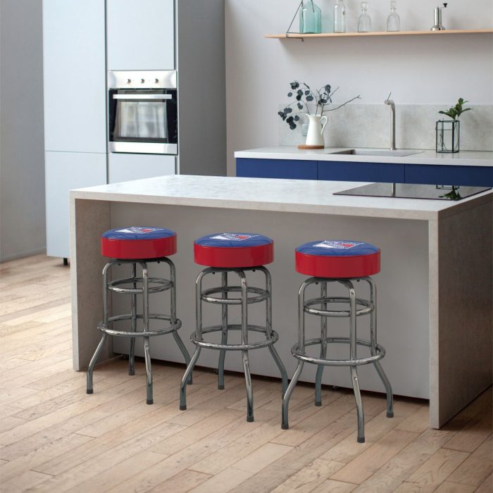 New York Rangers Chrome Bar Stool - Image 6